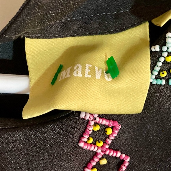 Anthropologie Maeve Beaded Tunic Women’s Size  XS Women Casual Beaded - Picture 6 of 8